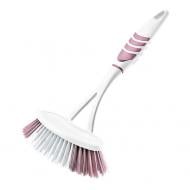 Щетка для мытья посуды Titiz Plastik SOFTON с ручкой горизонтальная розовая 1 шт.