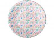 Тарелки бумажные Радуга 10 шт микс ДН 18 см UA Твоя Забава 10 шт.