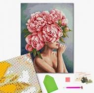 Алмазная мозаика Прикосновение пионов ©Дарья Михайлишина 40х50 см Brushme