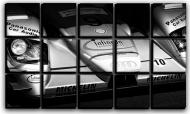 Картина модульная Audi R8 Le Mans 127x77 см Hotel Arizona HD B/W15-IFR-Audi Racing-43743