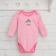 Боді дитяче для дівчинки Blanka Кекс р.68 рожевий 110143