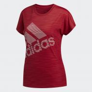 Футболка Adidas SS BOS LOGO TEE EB4493 р.M червоний