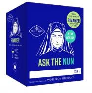 Вино The Nun Ask the nun rivaner напівсухе біле 2 л