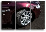 Картина модульная Maserati Quattroporte 84x56 см Hotel Arizona HD 3-21333043884-SPOR-22x33-RED