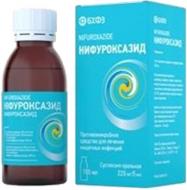 Ніфуроксазид у флак. полім. суспензія 220 мг/5 мл 100мл