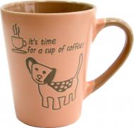 Чашка Coffee Dog Pink 320 мл M0420-38022D Milika