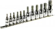 Набір головок Torx 1/4" 3/8" 1/2" Topex 12 шт. 39D342