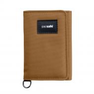 Кошелек Pacsafe RFIDsafe trifold wallet коричневый