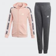 Спортивный костюм Adidas YG HOOD COT TS ED4636 розовый