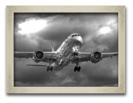 Картина Boeing 787 Dreamliner 41x31 см Hotel Arizona HD Gy12x16 Silver framed-I-Boeing 7