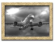 Картина Boeing 787 Dreamliner 41x31 см Hotel Arizona HD Gy12x16 Golden framed-I-Boeing 7