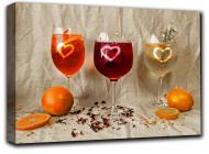Картина Коктейли 77x44 см Hotel Arizona HD Orange17x30-IFR-Drinks-43747