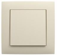 Кнопка звонка одноклавишный Efapel Logus без подсветки металлик перламутровый 21151 TPE