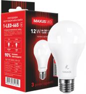 Лампа світлодіодна Maxus Sakura 12 Вт A65 матова E27 220 В 3000 К 1-LED-665