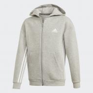 Джемпер Adidas YB MH 3S FZ ED6475 р. 110 серый Джемпер Adidas YB MH 3S FZ ED6475 р. 110 серый