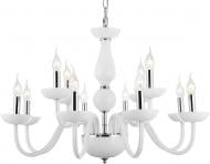Люстра подвесная Victoria Lighting 12x40 Вт E14 белый Delicia
