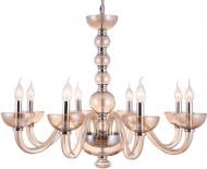 Люстра подвесная Victoria Lighting 8x40 Вт E14 коричневый Toscana