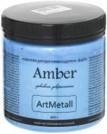 Декоративная краска Amber акриловая голубая бронза 0.4 кг