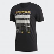 Футболка Adidas MH PHOTO TEE ED7286 р.S черный Футболка Adidas MH PHOTO TEE ED7286 р.S черный