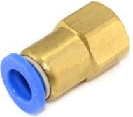 Соединитель AIRKRAFT цанговый для полиуретановых шлангов 4 мм на 1/4" SPCF04-02 Соединитель AIRKRAFT цанговый для полиуретановых шлангов 4 мм на 1/4" SPCF04-02