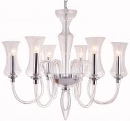 Люстра подвесная Victoria Lighting 6x40 Вт E14 прозрачный Capella