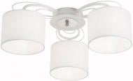 Люстра стельова Victoria Lighting 3x60 Вт E27 хром/білий Cindy Люстра стельова Victoria Lighting 3x60 Вт E27 хром/білий Cindy
