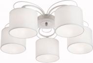 Люстра стельова Victoria Lighting 5x60 Вт E27 хром/білий Cindy Люстра стельова Victoria Lighting 5x60 Вт E27 хром/білий Cindy