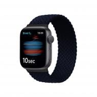 Ремінець Promate для Apple Watch 42-44 мм 1/2/3/4/5/6/7/SE Fusion-44S charcoal fusion-44s.charcoal