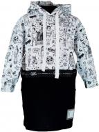 Туника для девочки Flash р.134 черный/белый 20ВG17-7-2010_4000-2