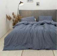 Комплект постельного белья Вареный хлопок 40-0020 Silk Dreams 143х210 см светло-синий MirSon