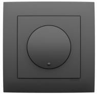 Світлорегулятор поворотно-натискний Efapel Logus 500 Вт 20 IP металік графіт 21211 TIS