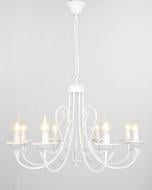 Люстра подвесная Victoria Lighting 8x40 Вт E14 белый Dolores