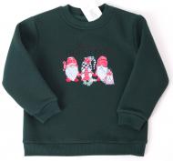 Світшот для дівчинки Mevis р.128 зелений 4504