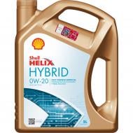 Моторное масло синтетическое SHELL Helix HYBRID 0W-20 5 л (ТОВ-У512916)