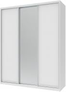 Шкаф-купе Doros 1800x600x2250 мм белый двери ДСП/зеркало Шкаф-купе Doros 1800x600x2250 мм белый двери ДСП/зеркало