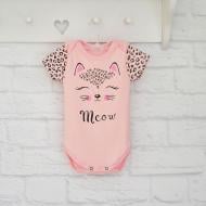 Боді дитяче для дівчинки Blanka Мяу р.86 рожевий 12974