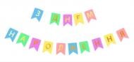 Гирлянда-флажки С Днем рождения микс ДН 12х16 см UА Твоя Забава
