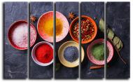 Картина модульная Специи 140x89 см Hotel Arizona HD C-5-VAR SPICES-35x55-SPICES
