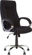 Кресло Nowy Styl ELLY ANYFIX CHR68 MR-12 черно-серый