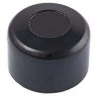 Заглушка на трубу кругла snapt 45007 чорна 100 шт. Ø27 мм зовнішня