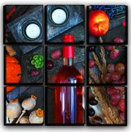 Картина модульная Вино и свечи 77x77 см Hotel Arizona HD C-9-WINE CANDLES-30x30-WINE-3 Картина модульная Вино и свечи 77x77 см Hotel Arizona HD C-9-WINE CANDLES-30x30-WINE-3