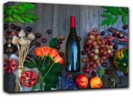 Картина Вино и цветы 77x51 см Hotel Arizona HD C-1-WINE SOURCE-20x30-WINE-4