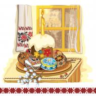 Салфетки столовые Luxy Пасхальный вечер 33х33 см 20 шт.