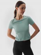 Футболка 4F TSHIRT FNK F1064 4FWAW24TFTSF1064-47S р.L зеленый