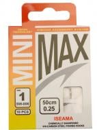 Поводки с крючками MiniMax 10 шт. SW-006 Iseama # 1/0.25 BLN
