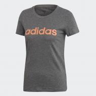 Футболка Adidas W E LIN SLIM T EI0696 р.XS темно-серый