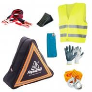 Набор автомобилиста Аварийная остановка треугольная Poputchik 01-185-IS черный