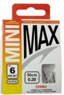 Поводки с крючками MiniMax 10 шт. SW-007 Chinu #8/0.18 BLN