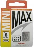 Поводки с крючками MiniMax 10 шт. SW-0071 Okiami #6/0.18 BLN