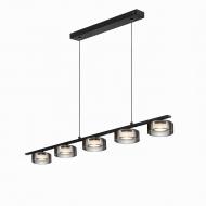 ВИТРИНА! Люстра подвесная LIGHT SET DUSHA MS241-ZD5 5x12 Вт GX53 черный/дымчатый ВИТРИНА! Люстра подвесная LIGHT SET DUSHA MS241-ZD5 5x12 Вт GX53 черный/дымчатый